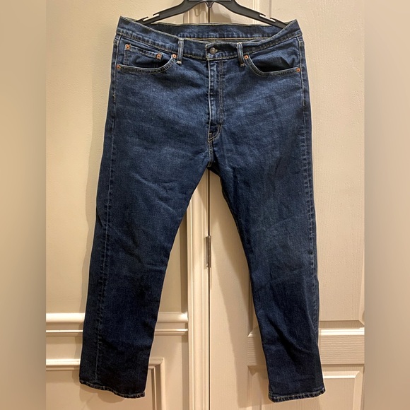 Men’s Levi Strauss & Co 505 Jeans Dark Wash - Picture 2 of 11
